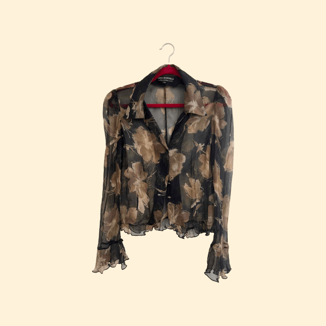 Gina Mantelli sheer blouse