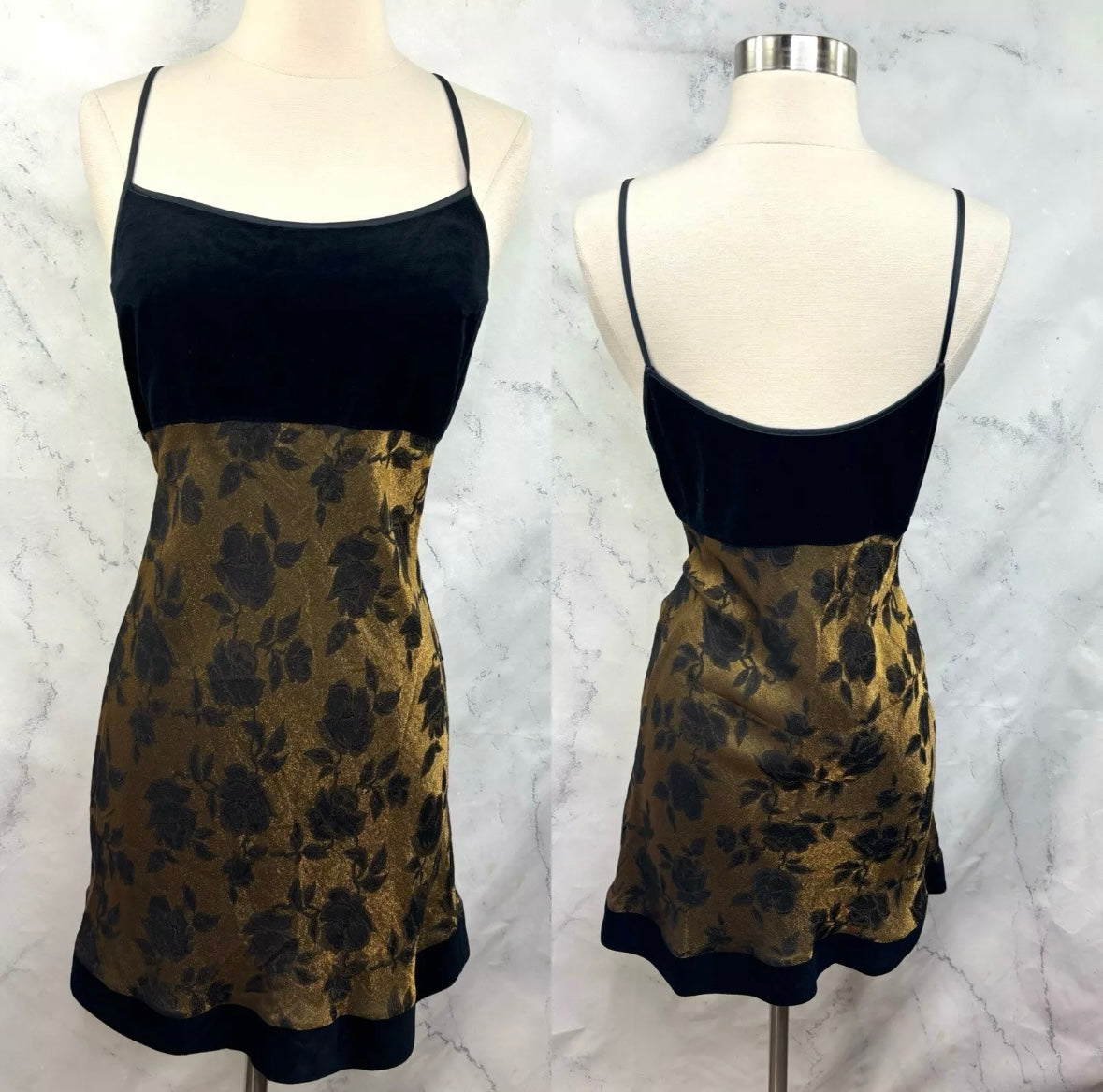 90s Neyret Paris slip dress