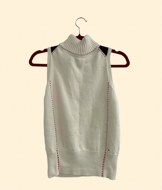 Tommy Hilfiger sleeveless turtleneck sweater