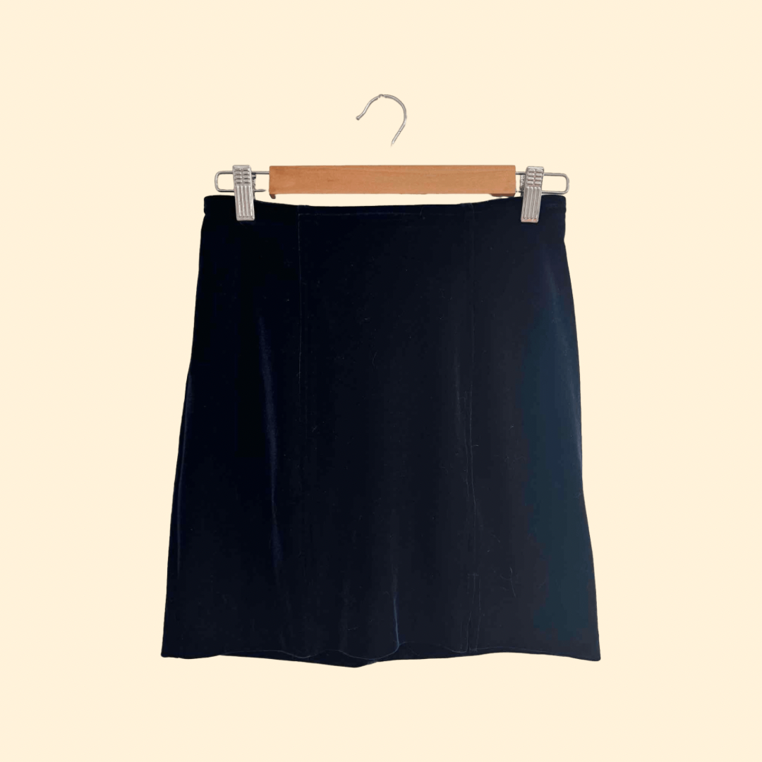 Deep Blue Velvet Mini